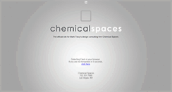 Desktop Screenshot of chemicalspaces.com